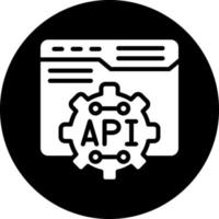 API-Vektor-Icon-Design vektor