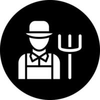 männlich Farmer Vektor Symbol Design