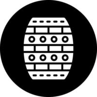 Barrel-Vektor-Icon-Design vektor