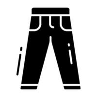 ein tolle Symbol von kurze Hose im modisch Stil, editierbar Symbol vektor