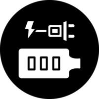 Laden Batterie Vektor Symbol Design