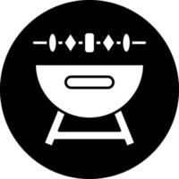 Grill-Vektor-Icon-Design vektor