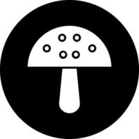 Pilz-Vektor-Icon-Design vektor