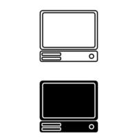 dator ikon vektor. pc illustration tecken. enhet symbol. bärbar dator logotyp. vektor