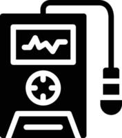 strålning, detektor, dosimeter vektor