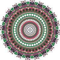 Mandala Hintergrund mit großartig Farben. ungewöhnlich Blume Form. orientalisch. Anti-Stress Therapie Muster. weben Design Elemente vektor