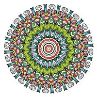 färgrik mandalas för färg bok. dekorativ runda ornament. ovanlig blomma form. orientalisk. anti-stress terapi mönster. väva design element. vektor