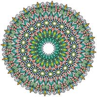 bunt Mandalas zum Färbung Buch. dekorativ runden Ornamente. ungewöhnlich Blume Form. orientalisch. Anti-Stress Therapie Muster. weben Design Elemente. vektor