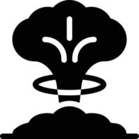kärn, explosion fabrik ikon för ladda ner vektor