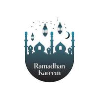 Ramadhan kareem Vektor Logo Design