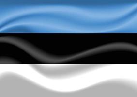 estniska flagga tema vektor konst bakgrund