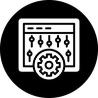 Web-Wartungsvektor-Icon-Design vektor