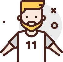 Fußball Spieler Illustration Vektor