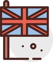 Storbritannien flagga illustration vektor