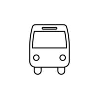 Bus Bahnhof Zeichen Vektor Symbol Illustration