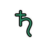 symbol saturn vektor ikon illustration