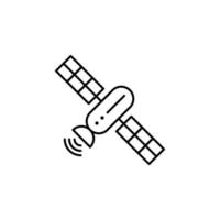 satellit, internet teknologi vektor ikon illustration