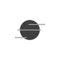 Planet Vektor Symbol Illustration