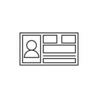 kort, företag, Bank vektor ikon illustration