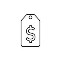 Dollar Zeichen Vektor Symbol Illustration
