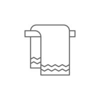 Handtuch Vektor Symbol Illustration