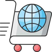 E-Commerce Optimierung online Einkaufen vektor