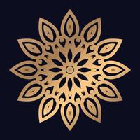 schön Blume Muster Mandala Design Hintergrund Vektor