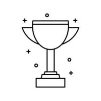 vergeben, Tasse, Champion Vektor Symbol Illustration