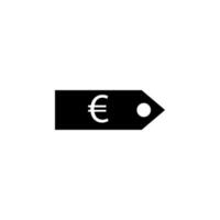euro märka vektor ikon illustration