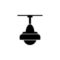 Leuchter Vektor Symbol Illustration