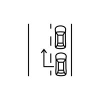 Autos, Straße Vektor Symbol Illustration