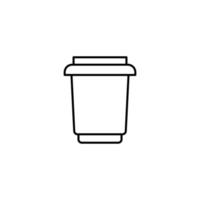 plast kopp vektor ikon illustration