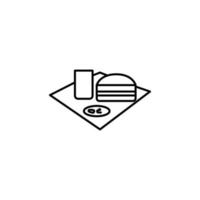 Picknick Vektor Symbol Illustration