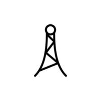 radio antenn vektor ikon illustration