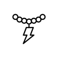 halsband vektor ikon illustration