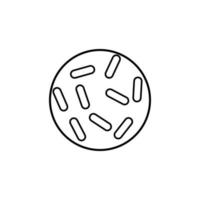 Bakterien Vektor Symbol Illustration
