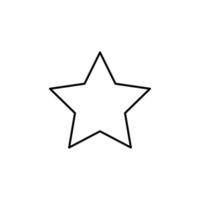 geometrisch Formen, Star Vektor Symbol Illustration