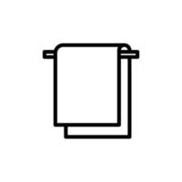 Handtuch Symbol Design Vektor