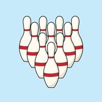 stift bowling de illustration vektor