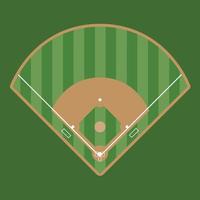 baseboll fält de illustration vektor