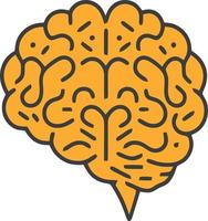 Farbe Mensch Gehirn Logo vektor