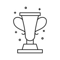 vergeben, Gewinner, Champion Vektor Symbol Illustration