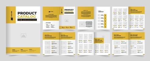 Produkt Katalog Design zum Ihre Geschäft vektor