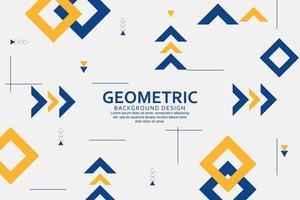 geometrisch Hintergrund mit abstrakt Formen Design vektor