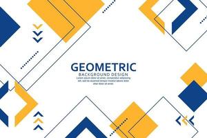 geometrisch Hintergrund mit abstrakt Formen Design vektor