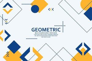 geometrisch Hintergrund mit abstrakt Formen Design vektor