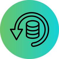 Daten Backup Vektor Symbol Design