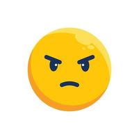 wütend Emoji Emoticon Emotion Ausdruck Gefühl vektor