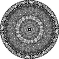 abstrakt mandala mönster. konst på de vägg. färg bok spets mönster de tatuering. design för en tapet måla skjorta och bricka klistermärke design, dekorativ cirkel prydnad i etnisk orientalisk stil vektor