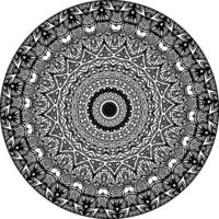 abstrakt mandala mönster. konst på de vägg. färg bok spets mönster de tatuering. design för en tapet måla skjorta och bricka klistermärke design, dekorativ cirkel prydnad i etnisk orientalisk stil vektor